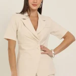 Blazer Alfaiataria Drapeado