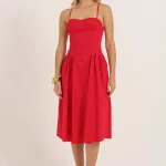 Vestido Alcinha Saia Franzida